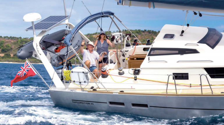 Swiftsure heading back to Annapolis with Garcia Exploration 45, Pete and Tracey Goss