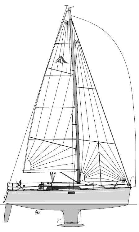 Hanse 350 REDFISH BLUEFISH