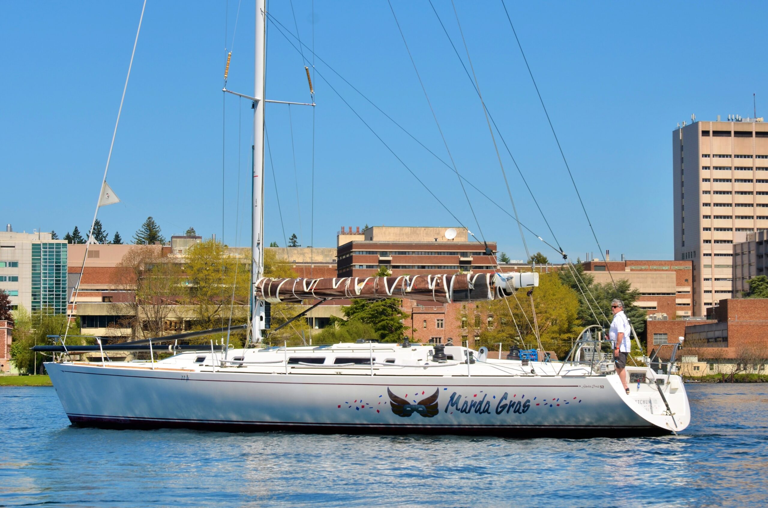 Santa Cruz 52 Marda Gras Hull 28 Swiftsure Yachts